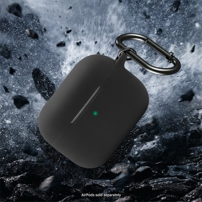 SaharaCase Venture Series Silicone Case Kit for AirPods Pro 3, Anti-Shock Material, Scorpion Black (HP00208)