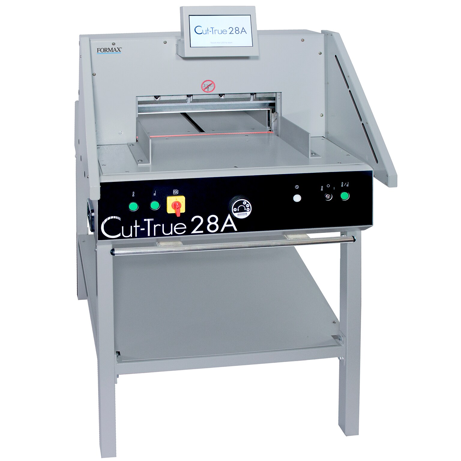 Formax Cut-True 28A 18.9 Automatic Electric Guillotine Paper Cutter with LED Laser Line, Gray (CUT-TRUE 28A)