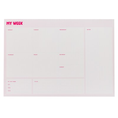 Post-it Weekly Calendar Notes, 9.9 x 6.9, 50 Sheet/Pad (SPE-CAL-1)