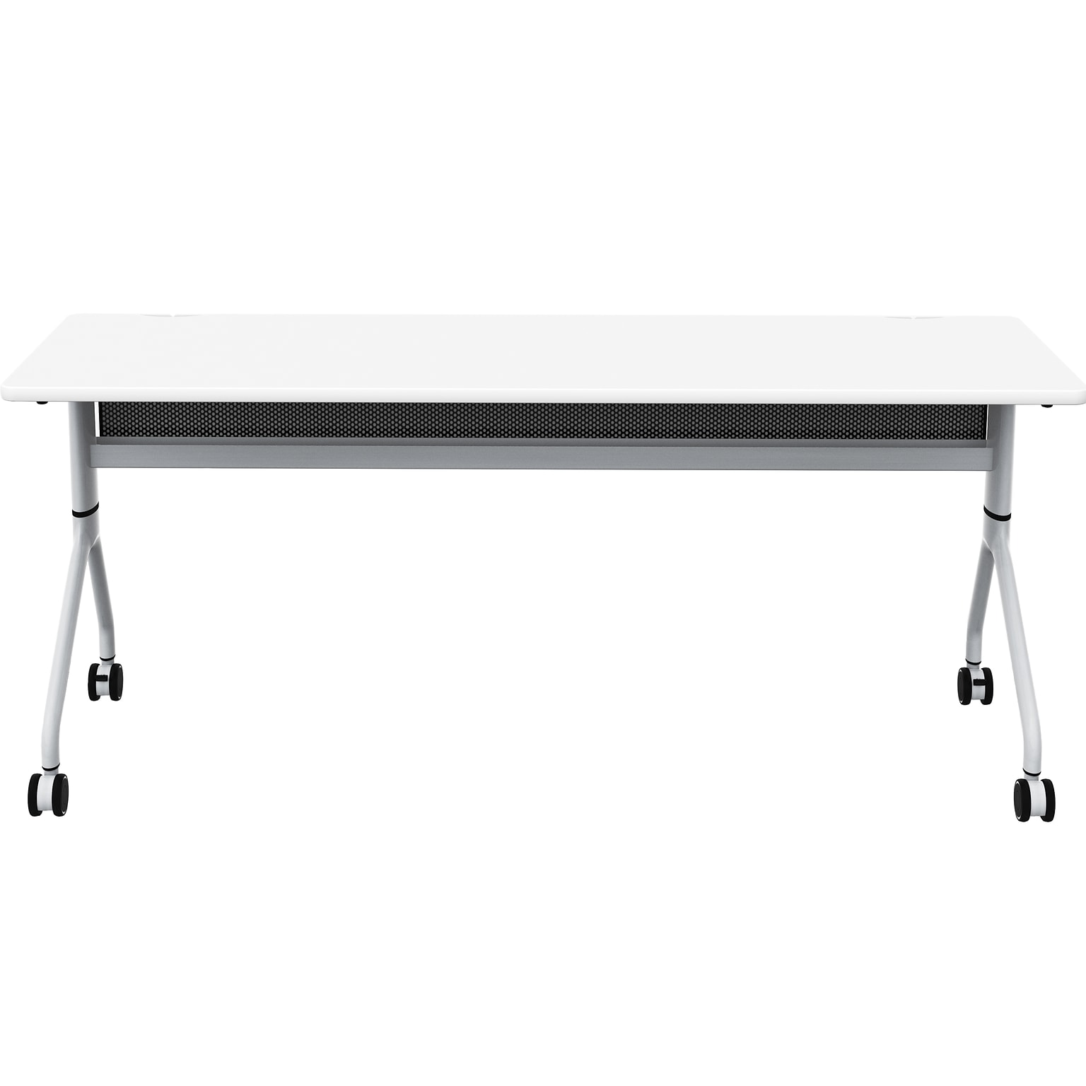 Safco Rumba Training Room Table, 24 x 72, Designer White (RBA7224FLSLDSWT)