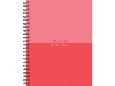 2023-2024 Willow Creek Blush Duotone 8.5 x 11 Academic Weekly & Monthly Planner, Paperboard Cover,