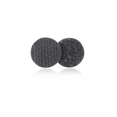  VELCRO Brand Dots with Adhesive Black, 75 Pk