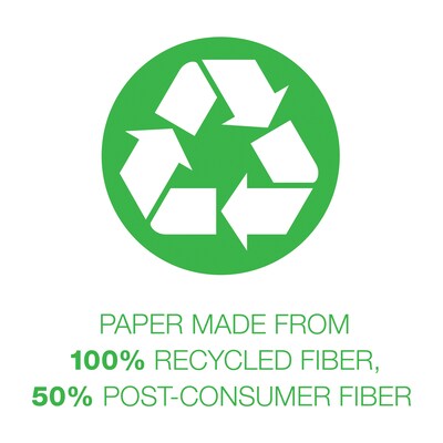 Pendaflex File Folder, 1-Tab, Assorted, Letter Size, Manila, 100/Box (1006989)