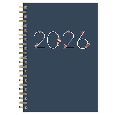 2026 Blue Sky Ashlyn 5 x 8 Calendar Year Weekly & Monthly Planner, Plastic Cover, Multicolored (143958-26)