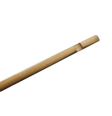 Nahanco 17" Wood Flat Dress Hanger With Notches, Natural, 100/Box (81-17CH)