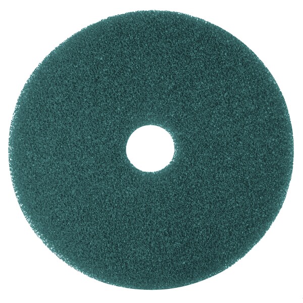 3M™ 5300 Low-Speed Floor Pad, Cleaning Pad, Blue, 19, 5/Carton