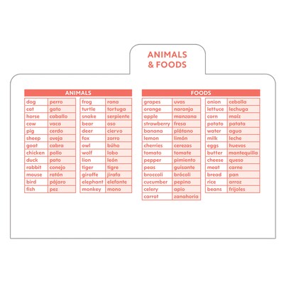 Carson Dellosa Education Spanish Flash Cards, 216/Pack (CD-734109)