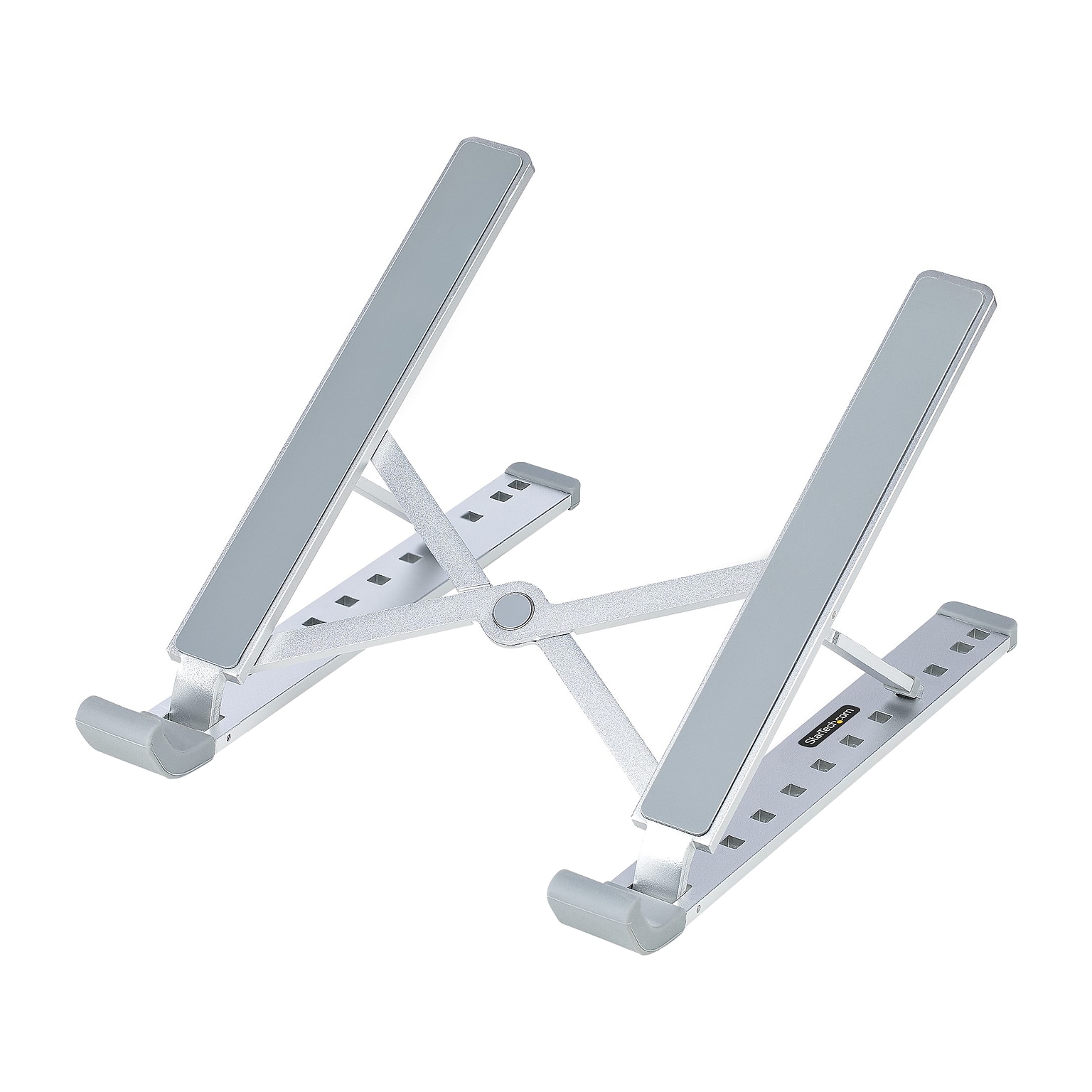 StarTech Aluminum Foldable Laptop Riser Stand, Silver (LAPTOP-RISER-BAR)