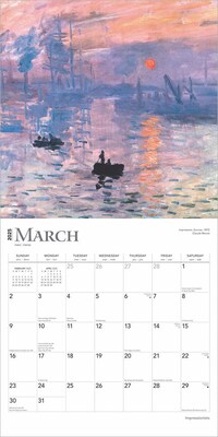 2025 BrownTrout Impressionists 12" x 12" Monthly Wall Calendar (9781975474942)