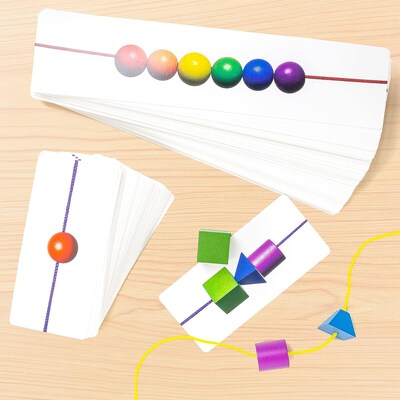 Stages Learning Materials Language Builder® Stringing Beads, Home Set of 144