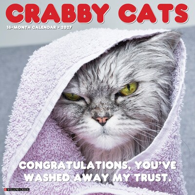 2027 Willow Creek Crabby Cats 12 x 12 Monthly Wall Calendar (65167)