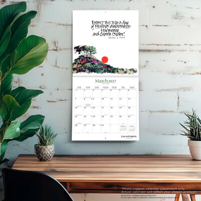 2027 BrownTrout Live with Intention 12" x 12" Monthly Wall Calendar (9798330713318)