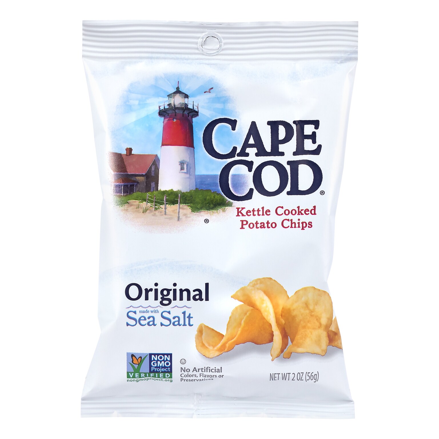 Cape Cod Gluten Free Original Potato Chips, 2 oz., 6/Pack (220-02564)