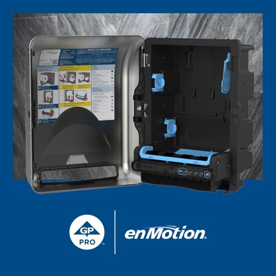 enmotion Automatic Hardwound Paper Towel Dispenser, Silver (59466A)