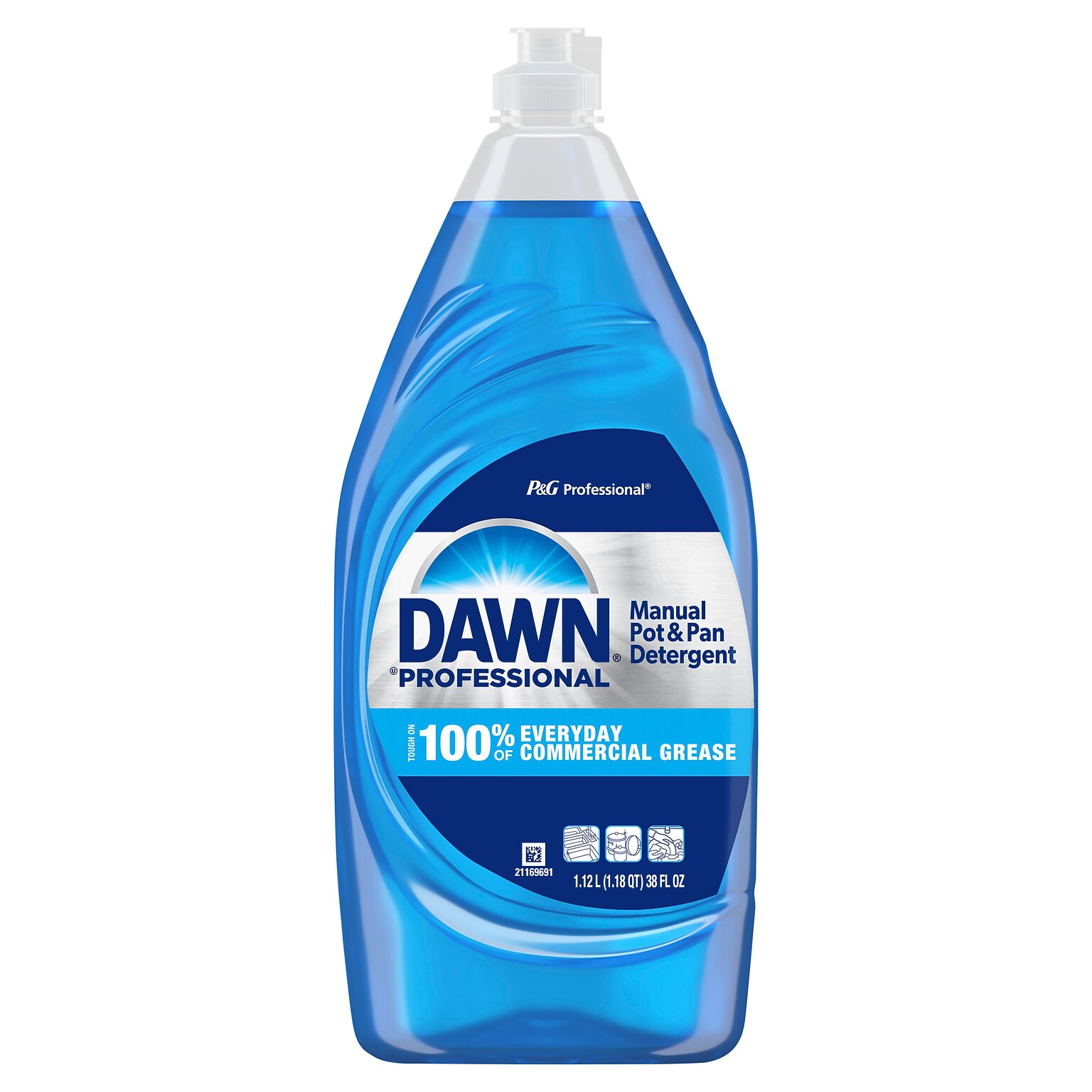 Dawn Professional Manual Pot & Pan Dish Soap, Original Scent, 38 Fl. oz. (45112)