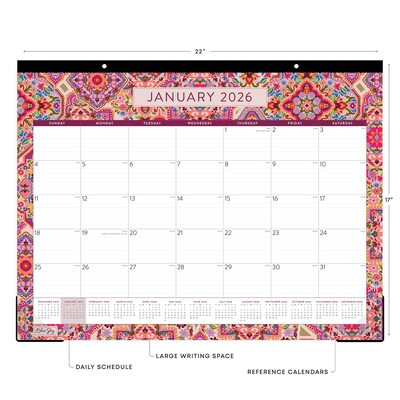 2026 Blue Sky Amalia 22 x 17 Monthly Desk Calendar (148773-26)