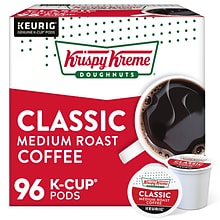 Krispy Kreme Classic Coffee Keurig® K-Cup® Pods, Medium Roast, 96/Carton (06110CT)