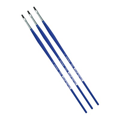 da Vinci FORTE-Acrylics Oil and Acrylic Synthetic Student Brushes, 3 /Pack (DVXVA86404-3)
