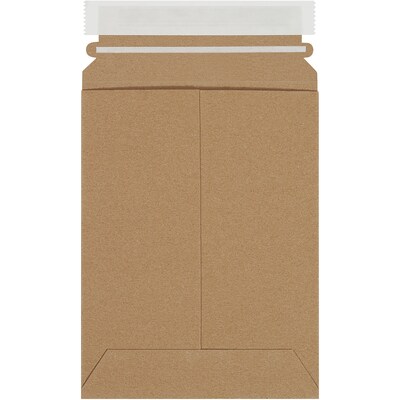 6 x 8 Self-Sealing Fiberboard Mailer, Brown, 100/Carton (RM1K)