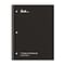 Quill Brand® 1-Subject Notebook, 8 x 10.5, College Ruled, 70 Sheets, Black (TR27499)