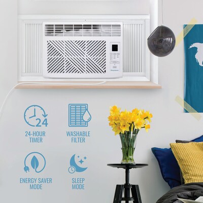Keystone 115-Volt 6,000 BTU Window Air Conditioner with Remote, White (KYST061AD)