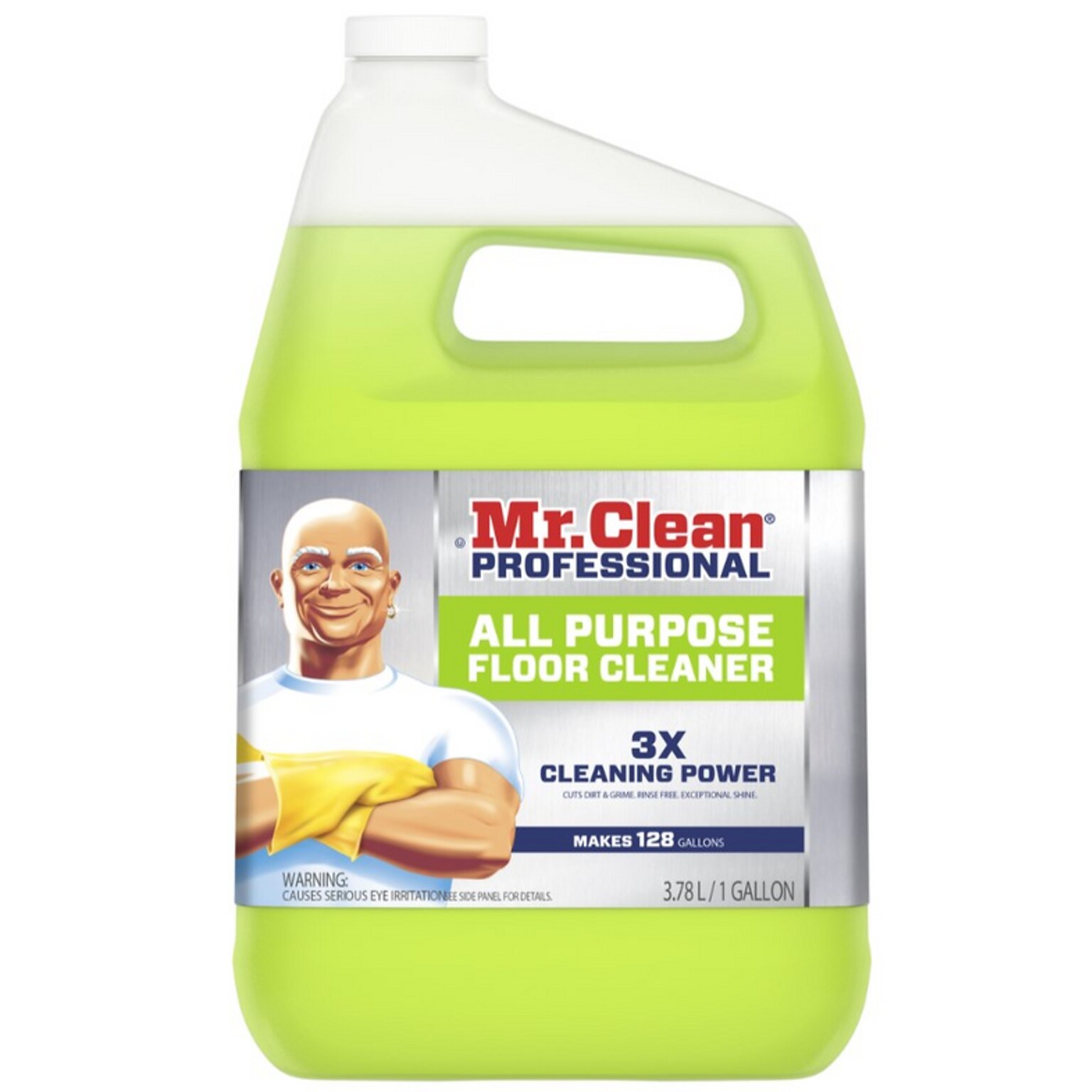 Mr. Clean Professional Liquid Concentrate All Purpose Floor Cleaner, Lemon Scent, 1 Gallon, 3/Carton (02621)