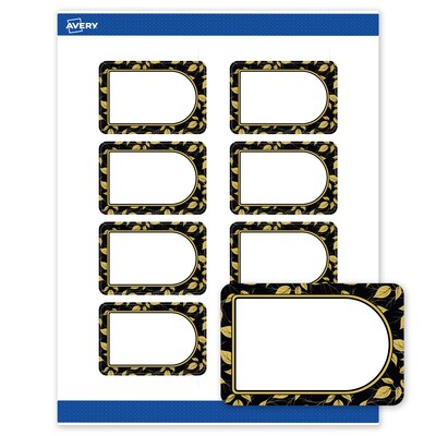 Avery Rectangle Laser/Inkjet Multipurpose Labels, 2 x 3, White, 80/Pack (19479370837)