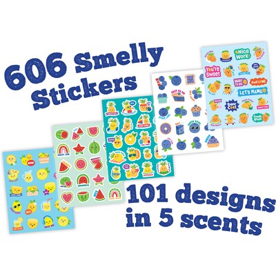 Teacher Created Resources Fruit Smoothie Smelly Stickers, 606/Pack (TCR2088722)