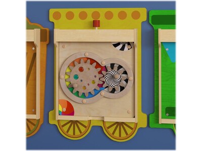 Flash Furniture Bright Beginnings Turning Gears STEAM Wall Activity Board (MK-ME14719-GG)