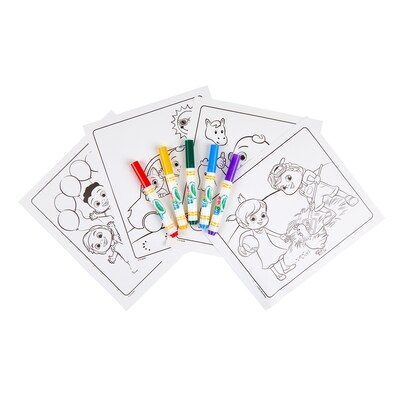 Crayola Color Wonder: Cocomelon Coloring Book, 18 Pages, 2 Sets/Bundle (BIN752788-2)