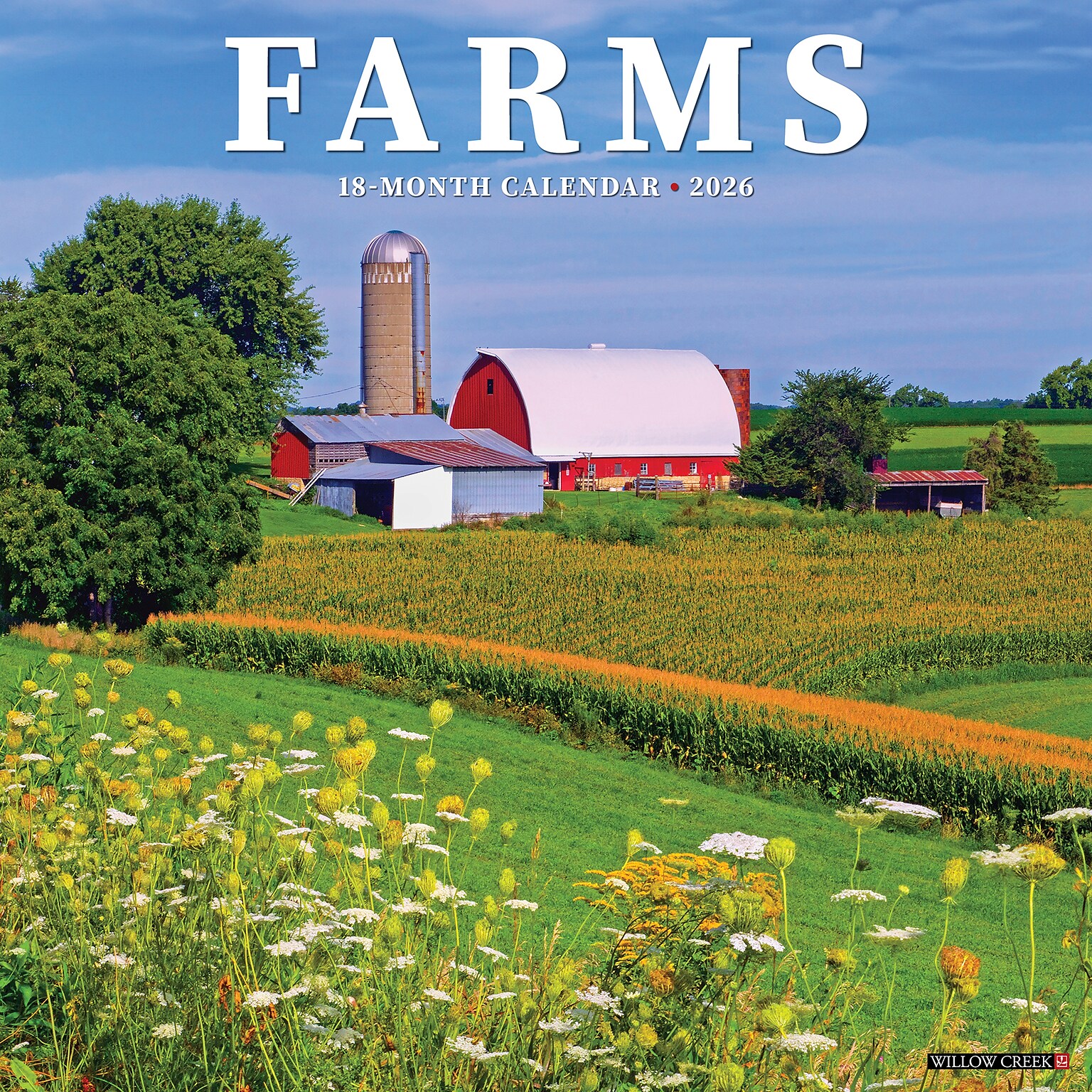 2026 Willow Creek Farms 12 x 12 Monthly Wall Calendar (51115)