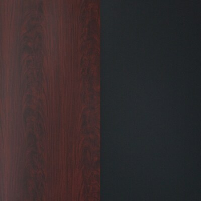 Flash Furniture Glenbrook 24"W x 24"D 1.125" Thickness Reversible Square Table Top, Laminate, Black/Mahogany (ST23-8555-PF)