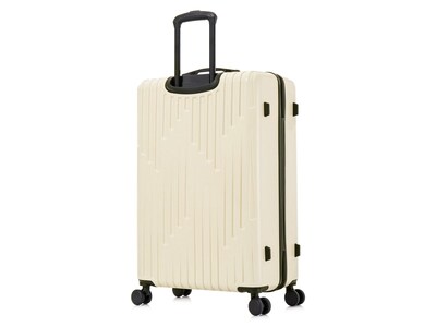 InUSA Drip 28" Hardside Suitcase, 4-Wheeled Spinner, TSA Checkpoint Friendly, Sand (IUDRI00L-SAN)