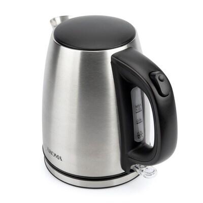 Aroma 4-Cup Electric Kettle, Silver (AWK-267SB)