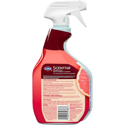 Clorox Scentiva Disinfecting All Purpose Cleaner Spray, Grapefruit & Orange Blossom Scent, 32 oz. (32368)