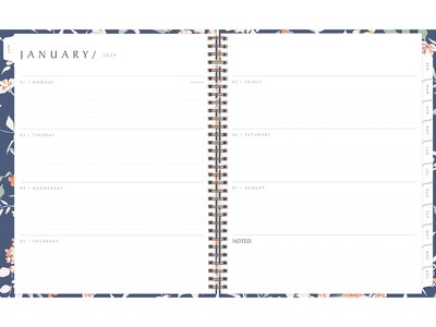 2024 Blue Sky Effie 8.5 x 11 Weekly & Monthly Planner, Multicolor (138325-24)