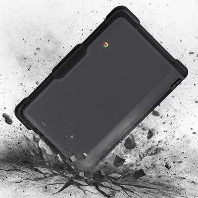 SaharaCase Venture Series Case for Lenovo 300E, 300W, 500W, 500E (2-1) Chromebook 11.6 inch, Anti-Shock Corners, Clear/Black
