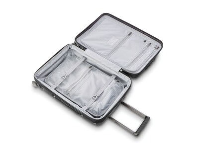 Samsonite Outline Pro 23" Hardside Carry-On Suitcase, 4-Wheeled Spinner, TSA Checkpoint Friendly, Midnight Black (137393-1548)