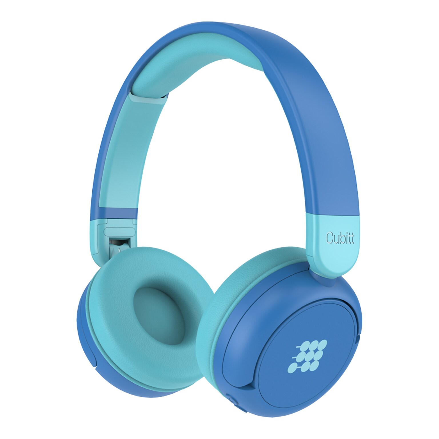 Cubitt Jr. Wireless Active Noise Canceling Over-Ear Headphones, Bluetooth, Sky Blue (CTANCJR-2)