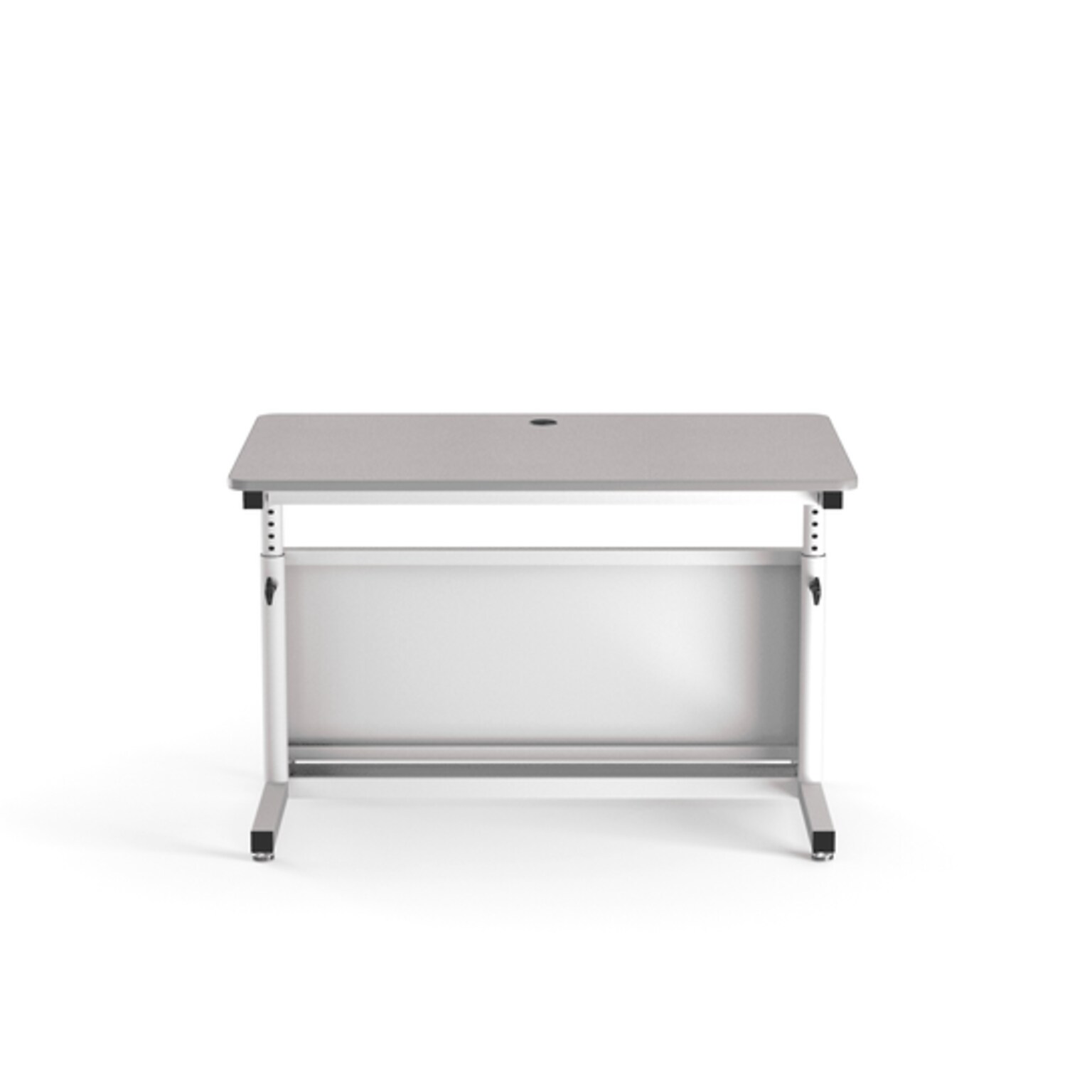 VersaDesk Deluxe 48W Manual Adjustable Standing Computer Table, Grey/White (CTL4830-WG)