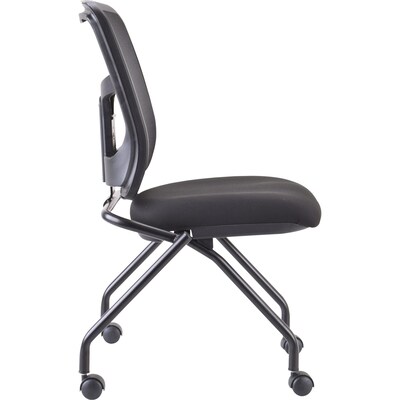 Lorell Training Room Guest Chair, Black, 2/Carton (LLR84385)