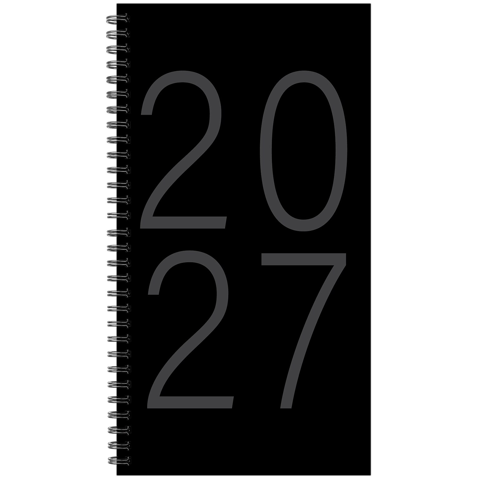 2027 Willow Creek 3.5 x 6.5 Calendar Year Weekly & Monthly Standard Planner, Black (66676)