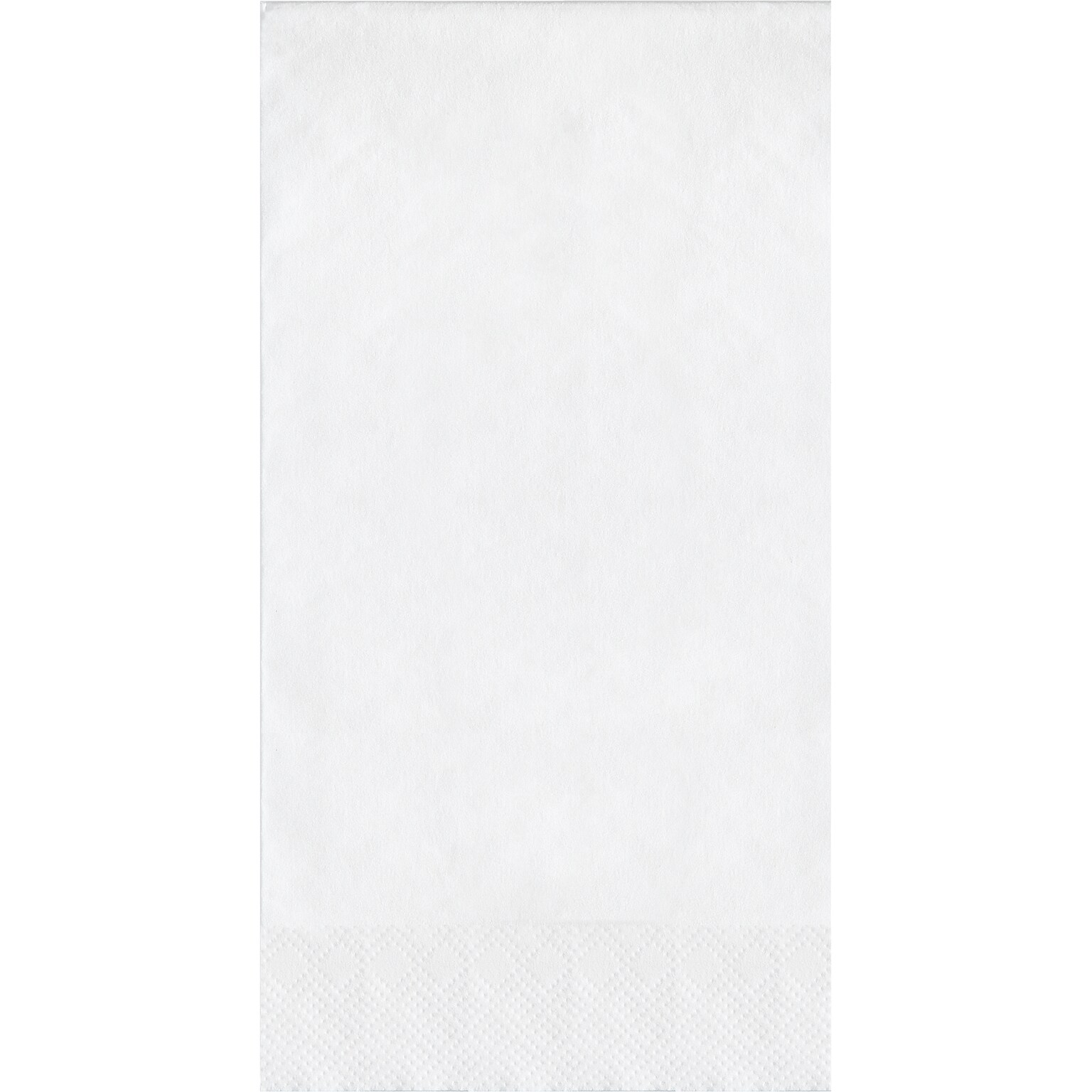 Creative Converting Touch of Color Guest Towels, 3-ply, White, 192/Carton (95000)
