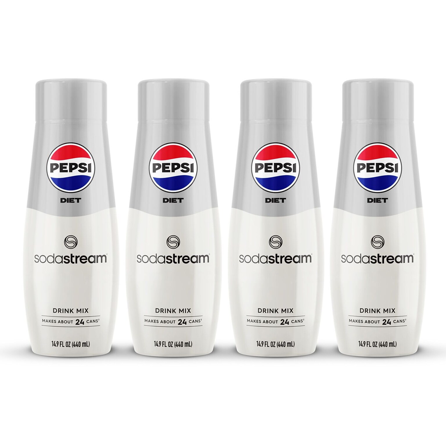 SodaStream Diet Pepsi Drink Mix, 14.9 oz., 4 Bottles/Pack (1102990010)