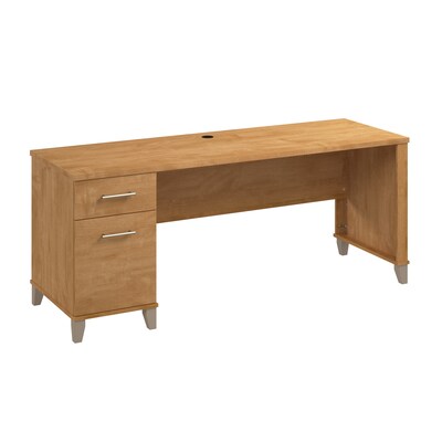 Bush Furniture Somerset 72W Office Desk with Drawers, Maple Cross (WC81472)
