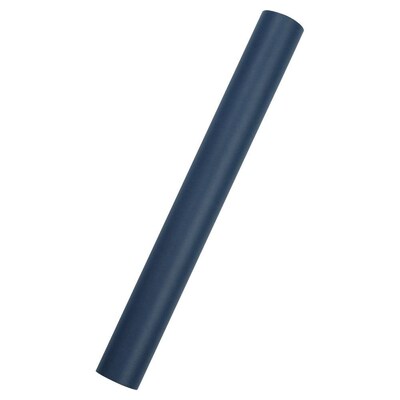 JAM Paper Short Mini Roll Wrapping Paper, 26.3 sq. ft., Cobalt Navy, 2/Pack(277013521263a)