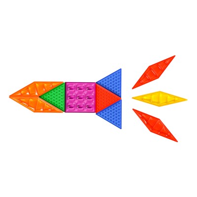 Edx Education Translucent Sensory Pattern Blocks (CTU22068)