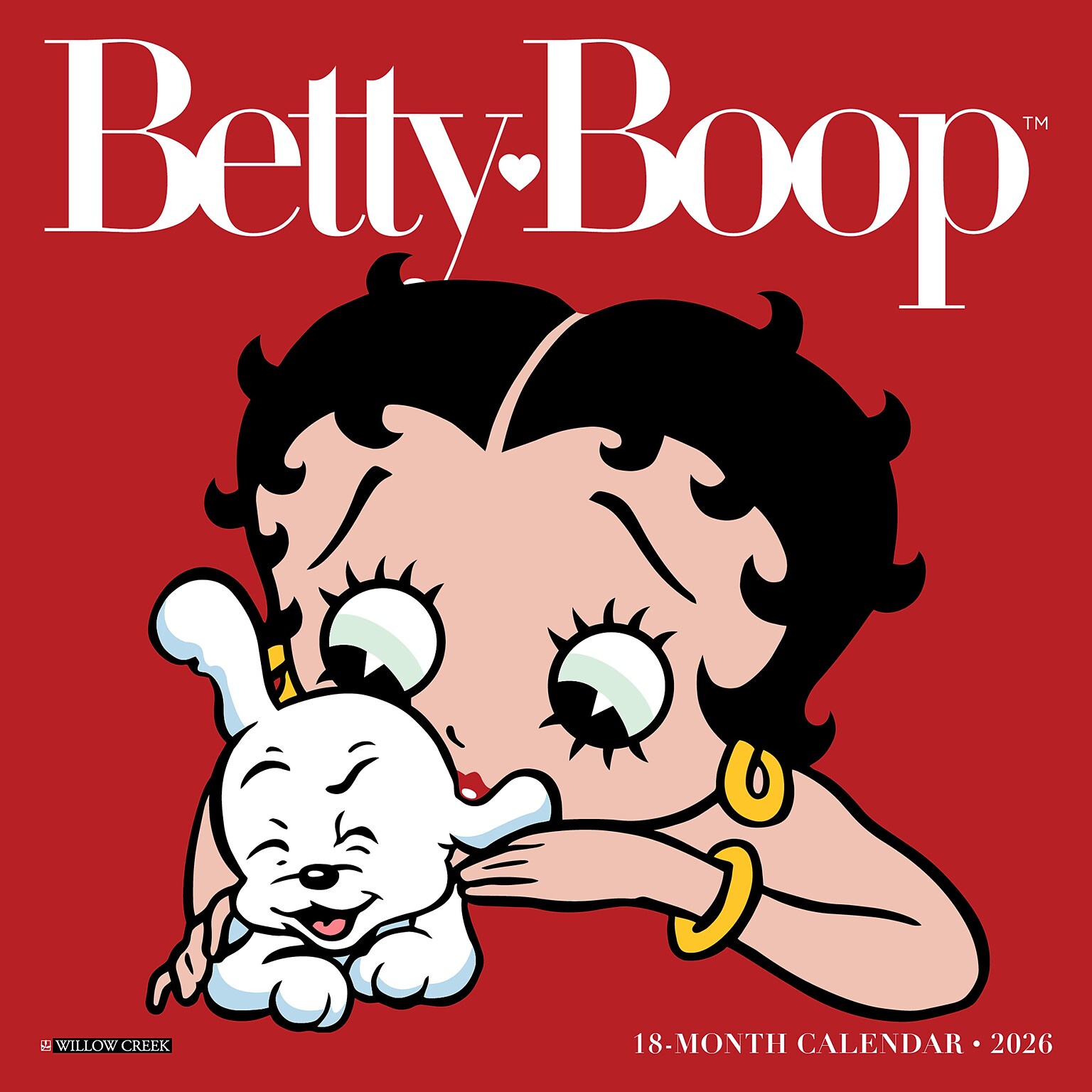 2026 Willow Creek Betty Boop 7 x 7 Monthly Wall Calendar (53478)