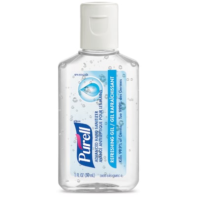 PURELL Advanced Gel Hand Sanitizer, Clean Scent, 1 oz., 36/Carton (3901-36-BWL)