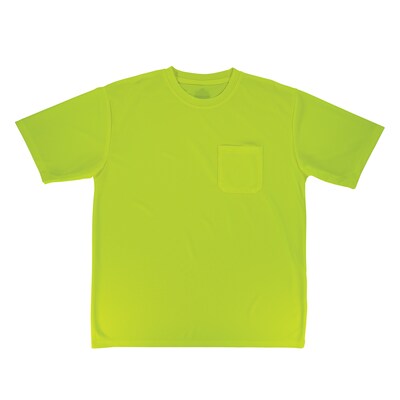 Ergodyne GloWear 8092 High Visibility Short Sleeve T-Shirt, Lime, 2XL (21796)